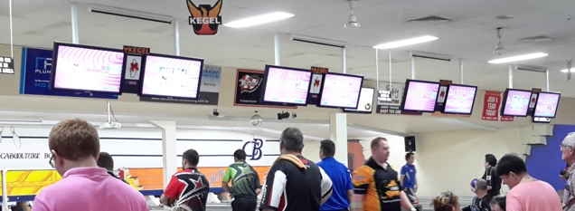 Photo - flat screen monitors at Caboolture Bowl